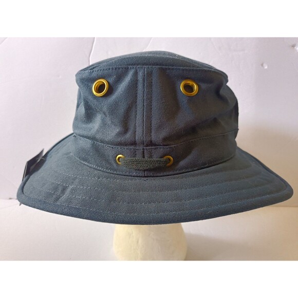 Tilley T5 Adventure Hat Size 7 3/4 Navy Blue Made In Canada - Picture 4 of 8
